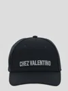 Valentino Cotton Baseball Cap With Embroidery