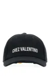 Valentino Cotton Baseball Cap With Embroidery