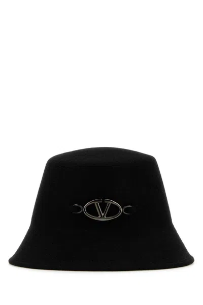 Valentino Garavani Hats And Headbands In Black