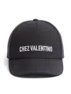 Valentino Chez  Baseball Cap In Black