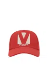 Valentino Logoed Baseball Hat In Red
