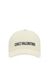 Valentino Baseball Cap With Embroidery In Neutral