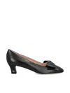Valentino Bowow 45 Laminated Leather Pumps