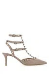 Valentino Rockstud Ankle Strap T. 65 In Pink