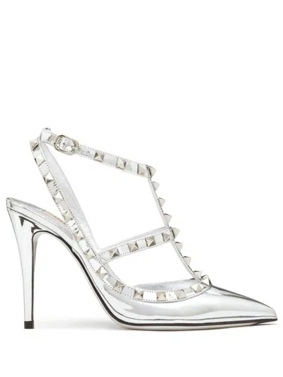 Valentino Garavani Heeled Shoes In Silver