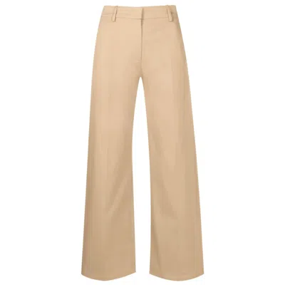 Valentino Garavani High-rise Wide-leg Trousers In Neutral