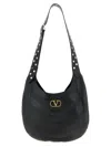 Valentino Womens Nero Hoboho Medium Leather Shoulder Bag In Black