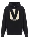 Valentino Chez Hooded Sweatshirt In Black