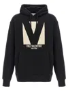 Valentino Chez Hooded Sweatshirt In Black