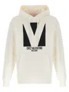 Valentino Garavani White Cotton Sweatshirt In Neutral