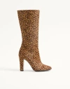 Valentino Garavani Hotty Boot In Pony-effect Calfskin 100mm Woman Animal Print 39.5 In Multi