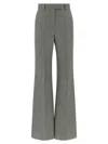 Valentino Blackwhite Houndstooth Pants In Gray