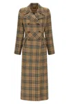Valentino Garavani Houndstooth Wool Coat Coats And Trench Coats Brown In Multi