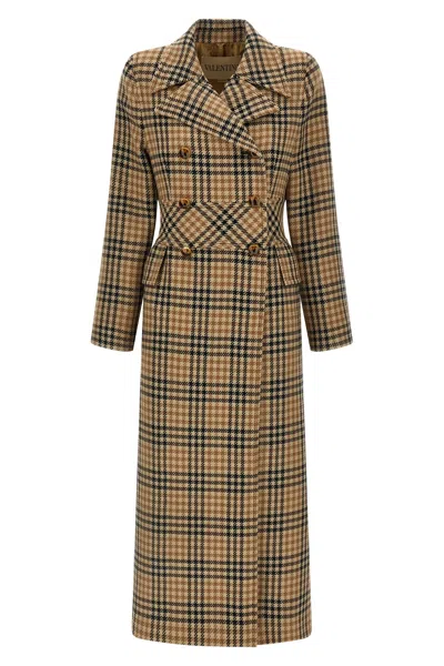 VALENTINO VALENTINO GARAVANI HOUNDSTOOTH WOOL COAT