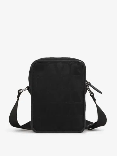 Valentino Garavani Iconographic Pattern Shoulder Bag In Black