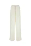 Valentino Women's Ivory Cady Couture Wide-leg Pant