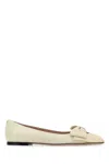 Valentino Leather Ballerinas Featuring Bow Detail