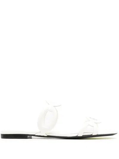 Valentino Garavani Ivory Pvc  Chain 1967 Slippers