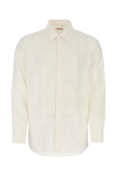 VALENTINO VALENTINO GARAVANI IVORY SILK SHIRT