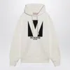 Valentino Garavani White Cotton Sweatshirt In Print