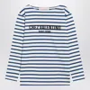 Valentino Long Sleeve Cotton T-shirt With Striped Pattern