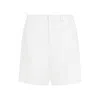 Valentino Garavani Ivory Wool Blend Bermuda Shorts