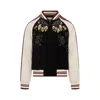 Valentino Sequin And Bead-embellished Velvet Bomber Jacket In Multi