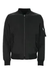 Valentino Modern Utility Bomber Jacket In 0no