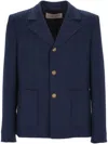 Valentino Slim Fit Wool Gabardine Jacket