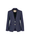 Valentino Look 43 - Giacca M\petto | Solid | Crepe Couture Jackets Blue