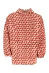 Valentino Anorak Con Stampa Toile Iconographe All Over In Multi