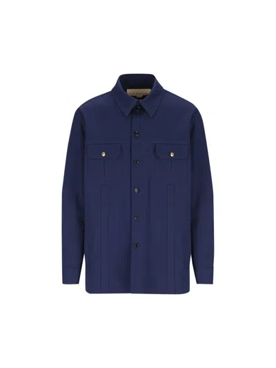 Valentino Garavani Jackets In Blue
