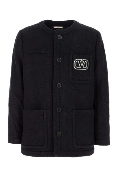 Valentino Garavani Jackets And Vests In Blue