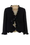 Valentino Garavani Jackets And Vests In Black
