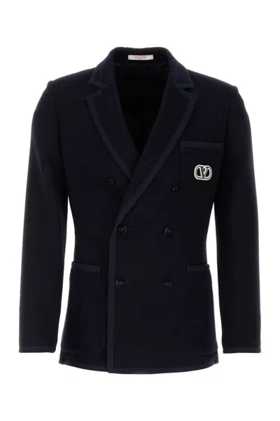 Valentino Garavani Jackets And Vests In Blue