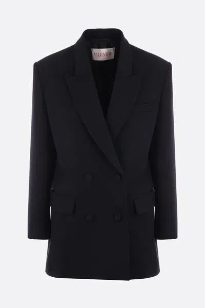 Valentino Garavani Jackets And Vests In Black