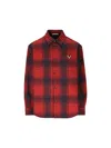 Valentino V Detail Shirt Jacket In Black