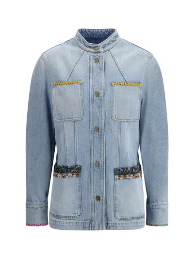 Valentino Garavani Jackets In Blue