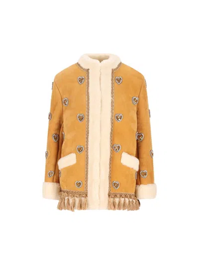 Valentino Garavani Jackets In Yellow