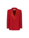 Valentino Man Red Blazers In Red