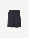 Valentino Textured Patterned Trousers With Side And Back Pockets In Jacquard Logo