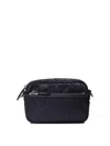 Valentino Garavani Jacquard Logo Crossbody Bag In Navy Blue