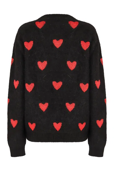 Valentino Garavani Jacquard Sweater In Black