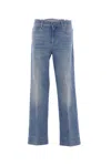 Valentino Chez Logo Patch Straight-leg Jeans