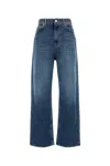 Valentino Wide Leg Denim Jeans In Blue