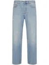 Valentino Men's Straight-leg Jeans In Blue