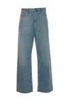 Valentino Men's Straight-leg Jeans In Blue
