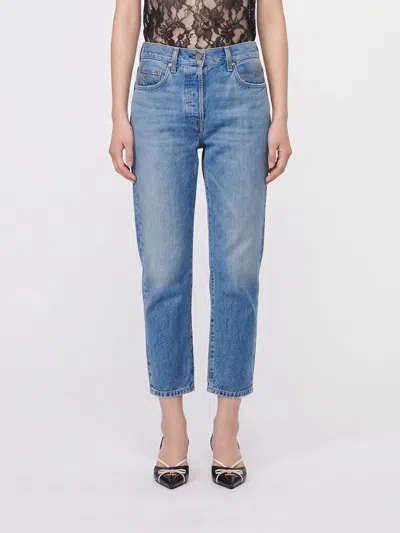 Valentino Garavani Jeans Woman Color Blue