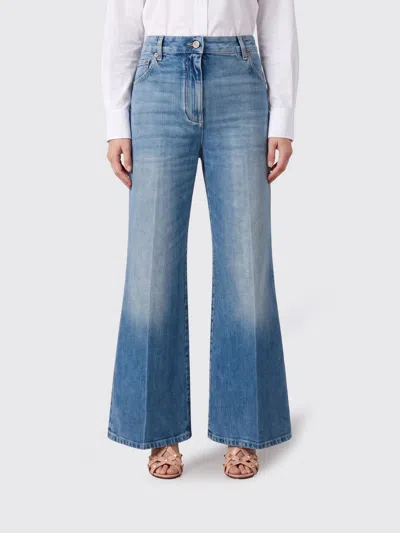 Valentino Garavani Jeans Woman In Black