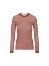 Valentino Striped Crewneck Knitted T-shirt